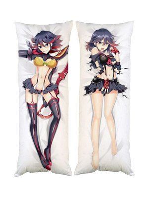 Подушка дакімакура Рюко Матою Круші Кромсай Kill la kill декоративна ростова подушка для обіймання двостороння D100-1781-1782 фото