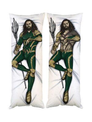Подушка дакімакура Aquaman Аквамен декоративна ростова подушка для обіймання двостороння D100-3307-3308 фото