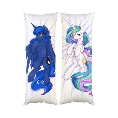 Подушка дакимакура Луна Селестия Литл Пони My little pony декоративная подушка для обнимания D100-1519-1520 фото