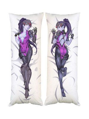 Подушка дакімакура Фатальна Вдова Овервотч Overwatch декоративна ростова подушка для обіймання двостороння D100-1769-1770 фото